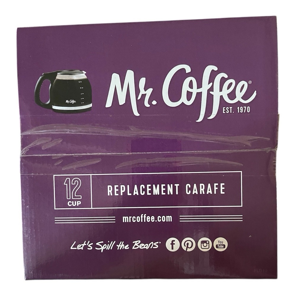 Mr. Coffee Glass Replacement Carafe Pot Sunbeam Products 12 Cup Coffee Makers - Picture 4 of 5